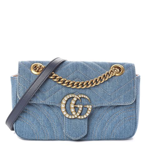 gucci nude small bags|gucci mini denim bag.